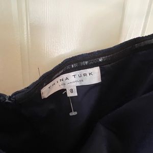 Trina Turk Navy Strapless Dress size 8 Never worn